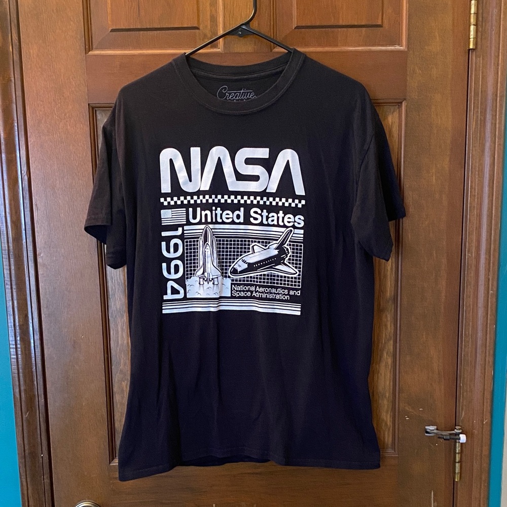NASA Graphic Black T-Shirt